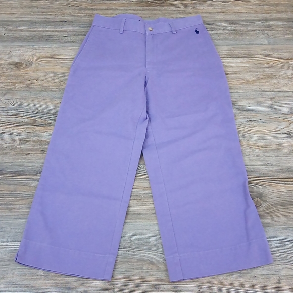 Vintage Purple Ralph Lauren Sport Capri Pants